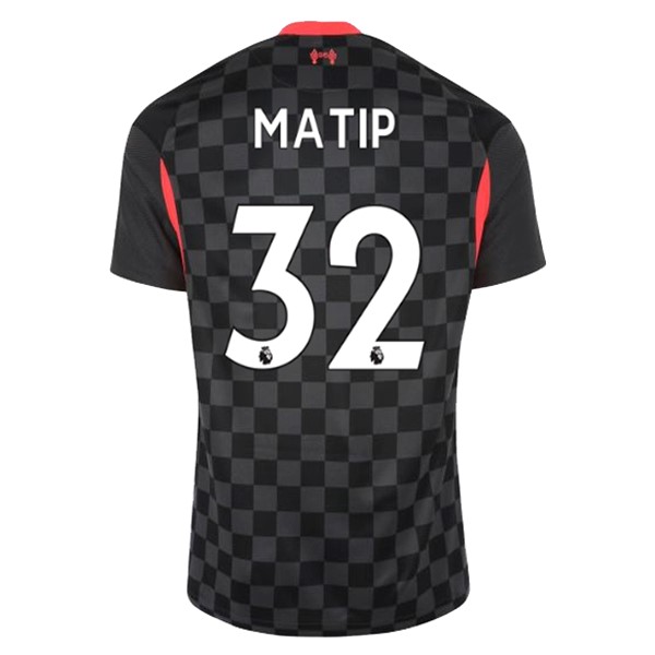 Camiseta Liverpool NO.32 Matip Tercera equipo 2020-2021 Negro
